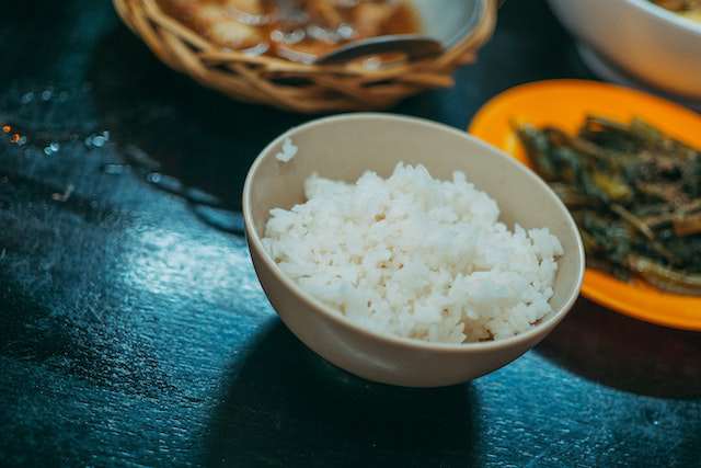 Brown rice is a safe and nutritious human food that dogs can eat
